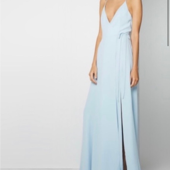 NEW! Fame and Partners Tilbury Dress in Sky Blue size 8 nwt prom - Picture 4 of 12